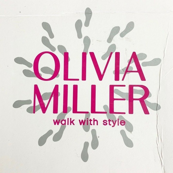 NEW Olivia Miller Boots Textile Block High Heel 9 - Picture 7 of 8